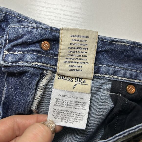 Miss Me Jeans Women’s 29x34 JP5769B Boot Cut Embellished Y2K Cowgirl - Picture 9 of 12